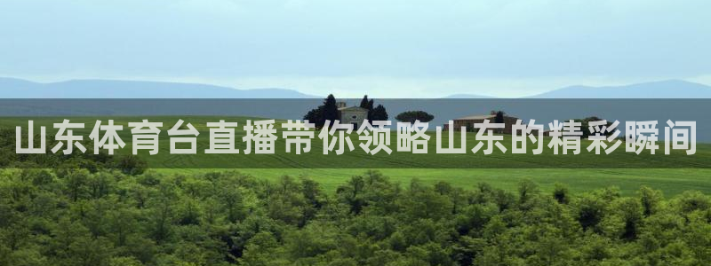 山东体育台直播带你领略山东的精彩瞬间